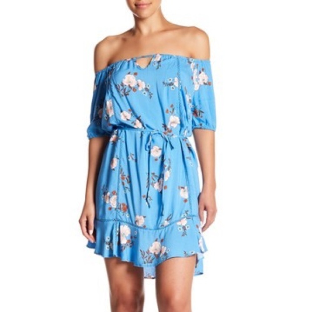 Jenny Off-the-shoulder Mini dress 😍💕🌸💓